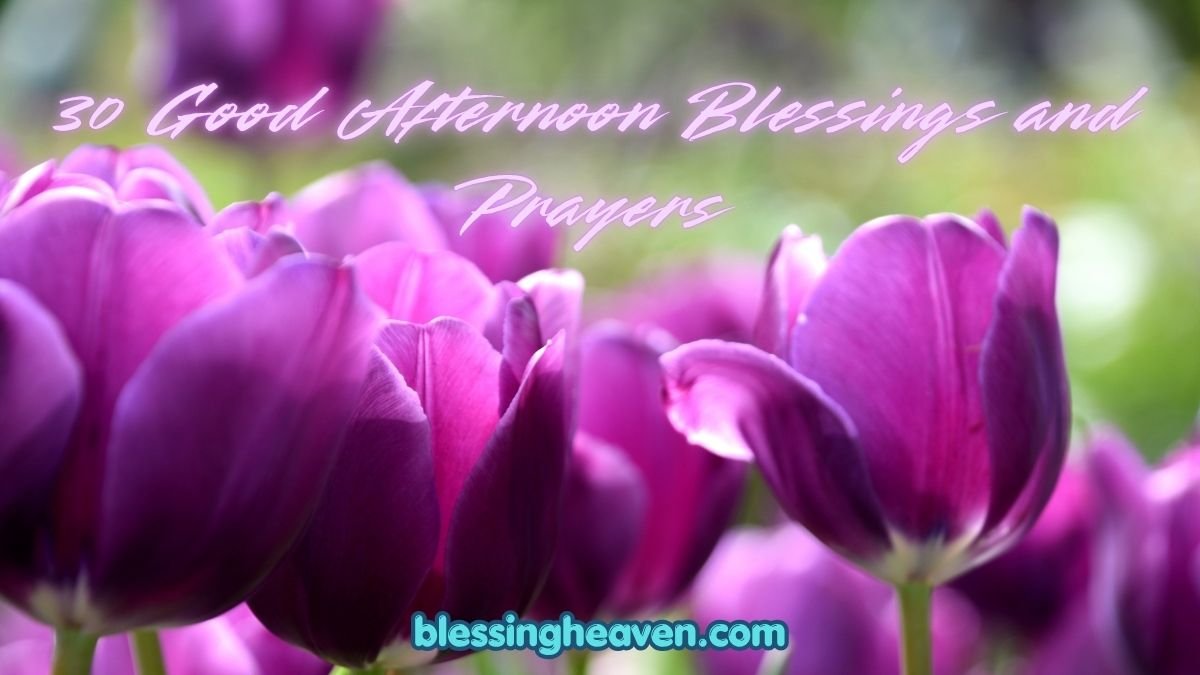 30 Good Afternoon Blessings and Prayers