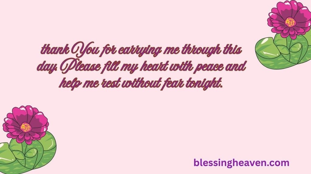 Good Evening Prayers for Personal Peace