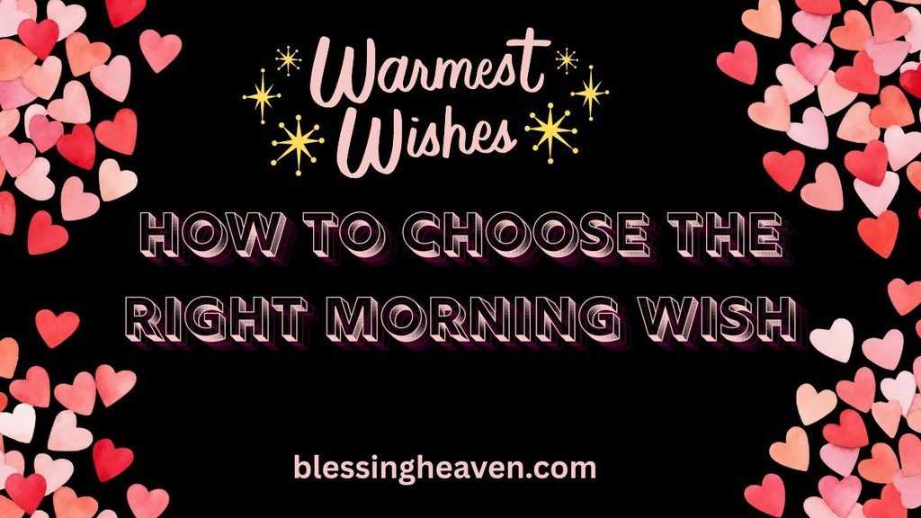 How to Choose the Right Morning Wish