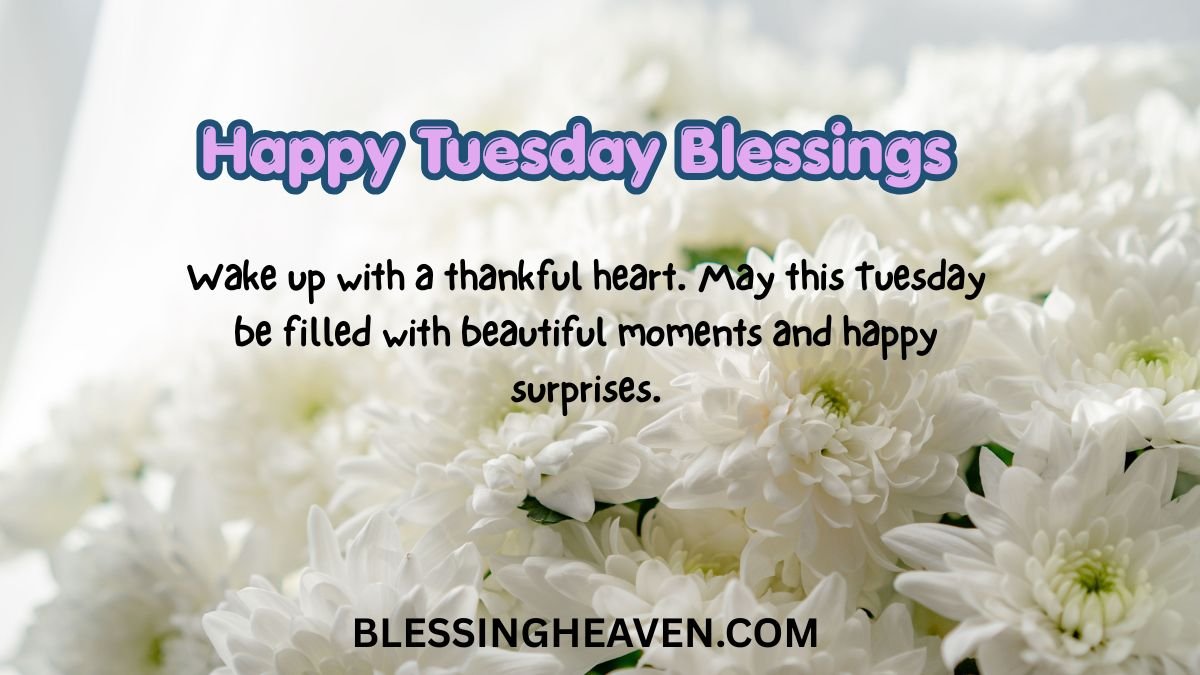 Happy Tuesday blessings with a beautiful morning sunrise