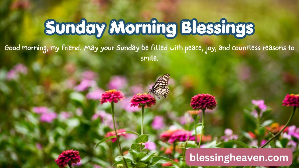 Sunday morning blessings with sunrise and gratitude