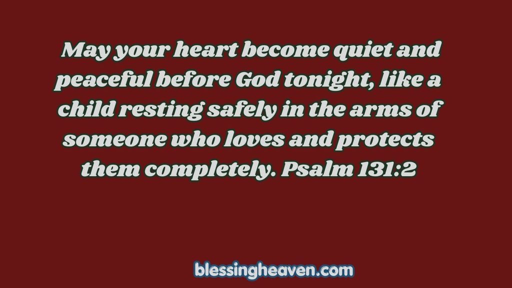 Evening Bible Verses for Peace