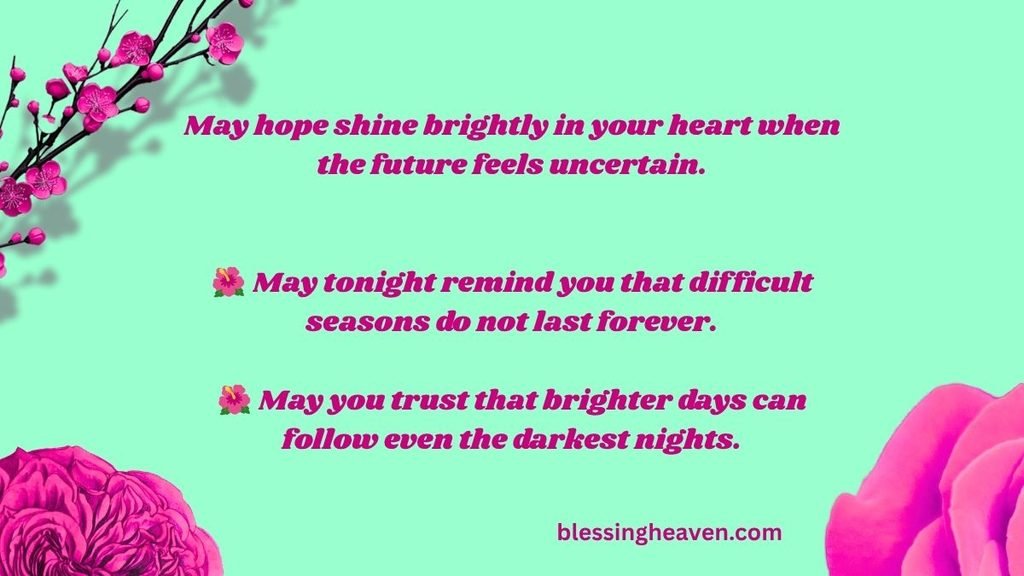 Spiritual Evening Blessings for Hope