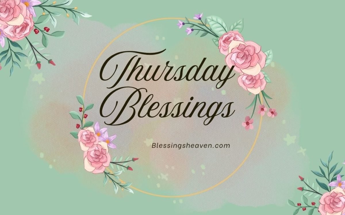 Good morning Thursday blessings with a peaceful sunrise