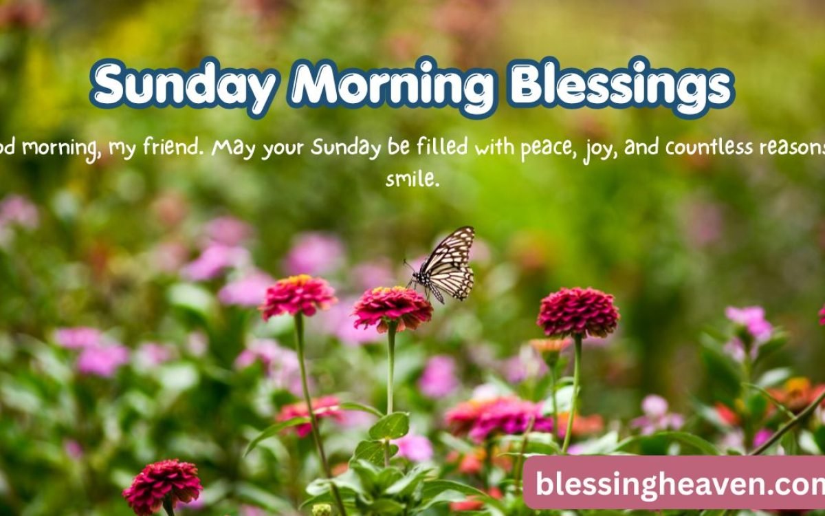 Sunday morning blessings with sunrise and gratitude